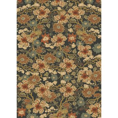 ESTAhome fotobehangpapier - bloemen - bruin en donker beige - 2 x 2.79 m product