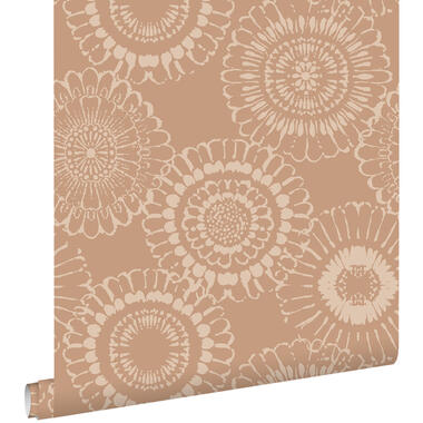 ESTAhome behangpapier - bloemen - terracotta - 50 x 900 cm - 139824 product