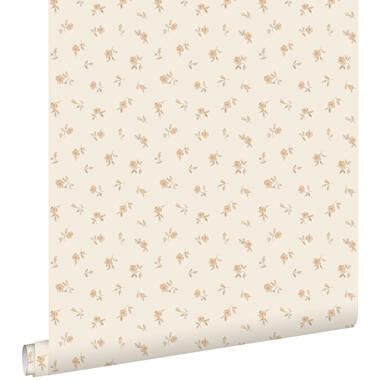 ESTAhome behang - vintage bloemetjes - zand beige - 50 x 900 cm product