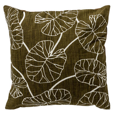 JULES - Sierkussen 45x45 cm Olive Branch - groen product