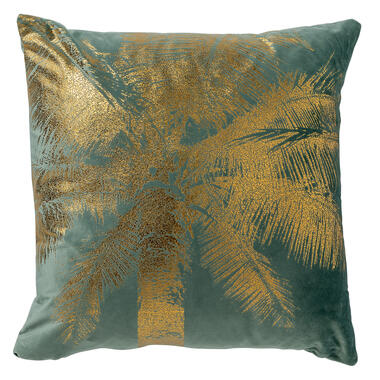 LEVAN - Sierkussen 45x45 cm - gouden opdruk - Sagebrush Green - groen product