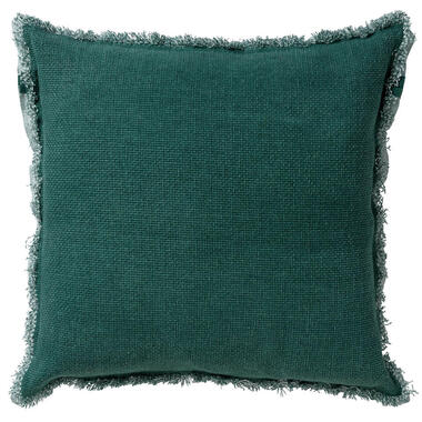 BURTO - Sierkussen 45x45 cm - gewassen katoen - Sagebrush Green - groen product