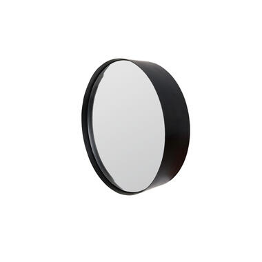 Puur - Janice ronde spiegel S - zwart product