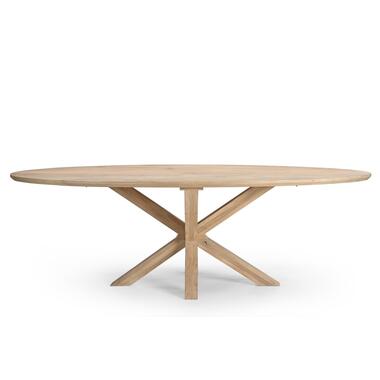 Eettafel Ovaal 240 cm - Naturel Mangohout - 8-10 Personen product