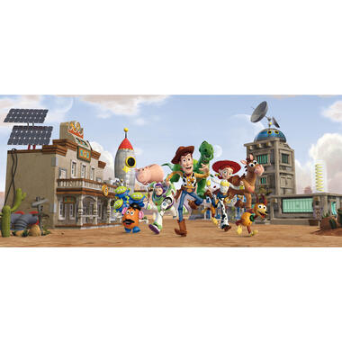 Disney poster - Toy Story - beige, blauw en groen - 202 x 90 cm product