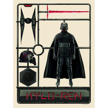 Sanders & Sanders poster - Star Wars Toy Kylo - beige en zwart - 30 x 40 cm product