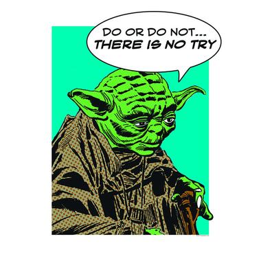 Sanders & Sanders poster - Star Wars Classic Comic Quote Yoda - multicolor product