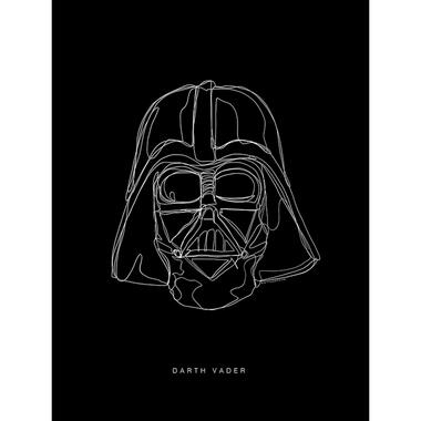 Sanders & Sanders affiche - Star Wars Lines Dark Side Vader - noir et blanc product