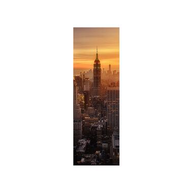 Sanders & Sanders poster - New York skyline - warm oranje en bruin product