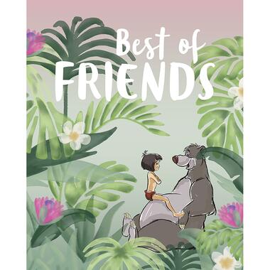 Sanders & Sanders poster - jungle book - groen en roze - 40 x 50 cm product