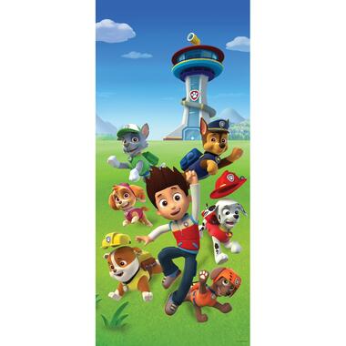 Sanders & Sanders poster - PAW patrol - groen, blauw en rood - 90 x 202 cm product