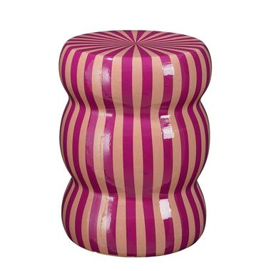 Mica Decorations Skipper Bijzettafel - H44 x Ø32 cm - Keramiek - Paars product