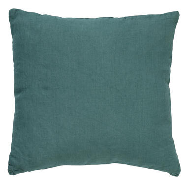 LINN - Sierkussen 45x45 cm - 100% linnen - effen kleur - Sagebrush Green - groen product