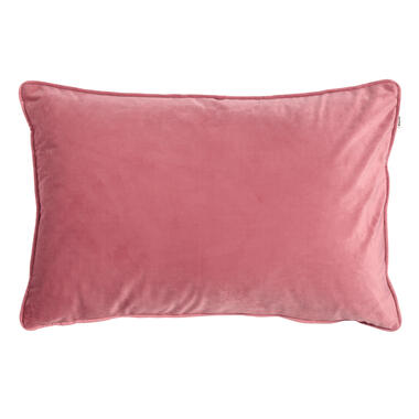 FINN - Kussenhoes 40x60 cm - velvet - effen kleur - Dusty Rose - roze product