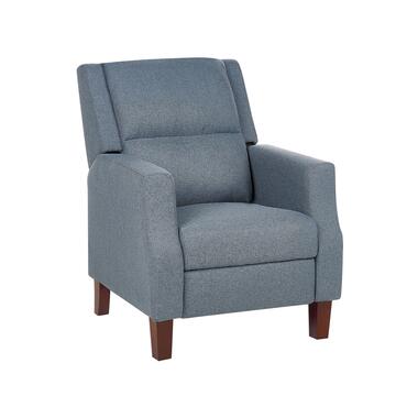 EGERSUND - TV-fauteuil - Blauw - Fluweel product