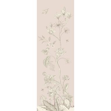 Sanders & Sanders poster - bloemmotief - beige - 2.7 x 0.9 m - 601261 product