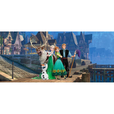 Disney poster - Frozen - blauw, groen en bruin - 202 x 90 cm - 600885 product