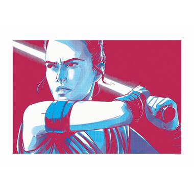 Disney poster - Star Wars Rey - rood en blauw - 70 x 50 cm - 610265 product