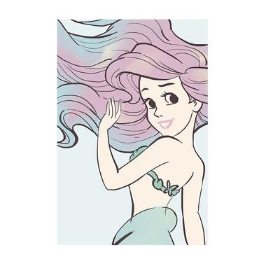 Disney poster - Ariel - De kleine zeemeermin - lila paars en blauw - 50 x 70 cm product