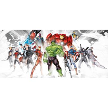 Sanders & Sanders poster - The Avengers - groen, rood en grijs - 0,9 x 2,02 m product