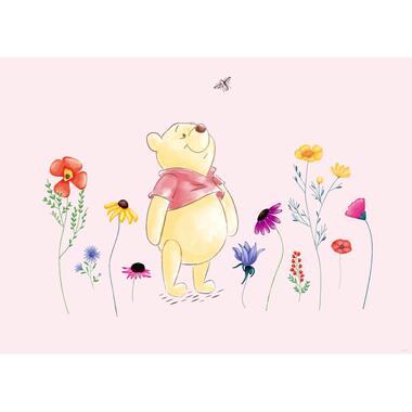 Disney poster - Winnie de Poeh - roze, rood en geel - 160 x 110 cm product