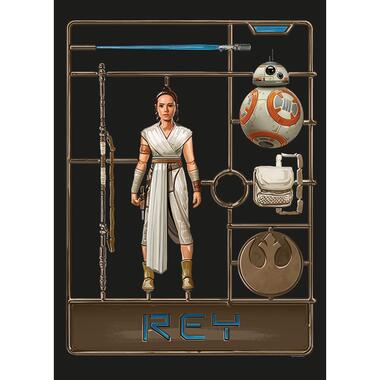 Komar poster - Star Wars Toy Rey - bruin - 50 x 70 cm - 610283 product