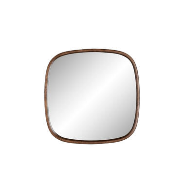 Lola miroir carré - Bois - Marron product