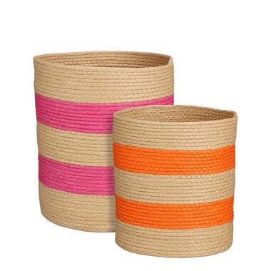 Mica Decorations Nacho Panier de rangement - Lot de 2 - H34 x Ø29 product