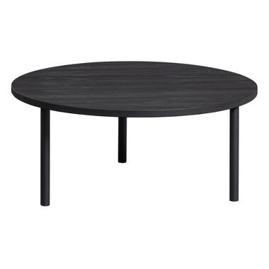 Table Basse - Pin - Noir - 30x80x80 - WOOOD - Laut product