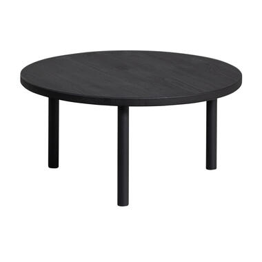 Table Basse - Pin - Noir - 35x60x60 - WOOOD - Laut product