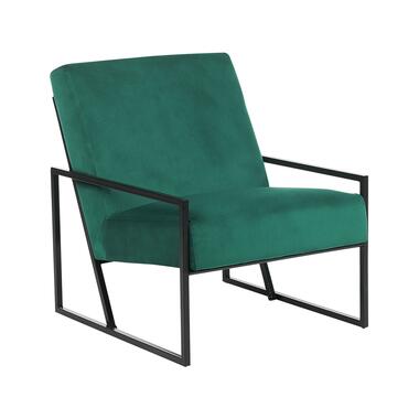 Fauteuil en velours vert DELARY product