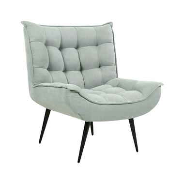 Fauteuil en tissu vert menthe ALVESTA product