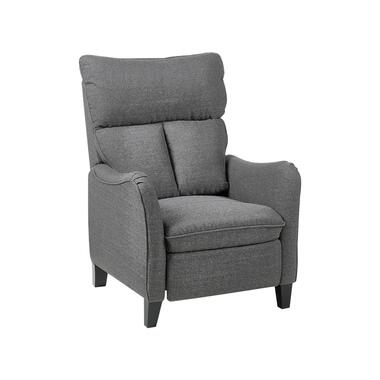 Fauteuil inclinable en tissu gris ROYSTON product