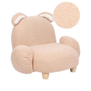 KANNA - Kinderstoel - Beige - Nepbont product