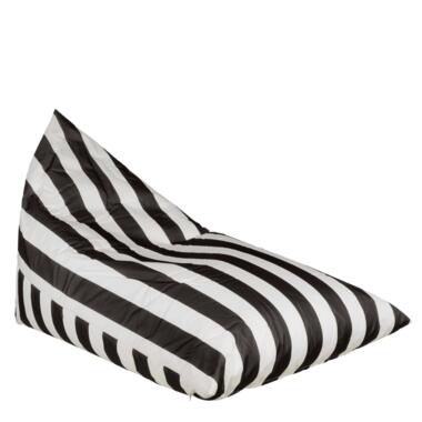 In The Mood Collection Rissy Pouf - L140 x l95 cm - Noir, blanc product