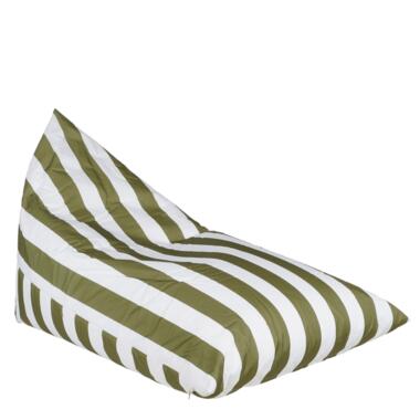 In The Mood Collection Rissy Pouf - L140 x l95 cm - Vert, blanc product