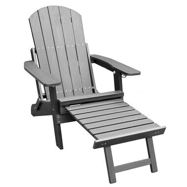 Chaise de jardin relax Montréal - HIPS plastique - Gris product