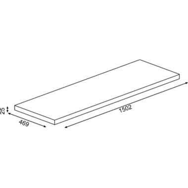 Bureau Bo0 150 cm - blanc product