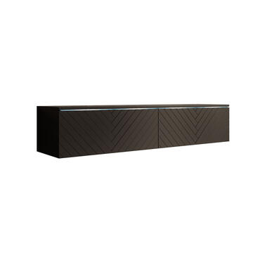 Meuble TV Dixon - Chevron Noir - 140 cm product