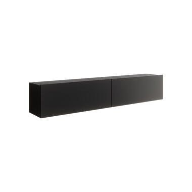 Meuble TV Asilento - Noir mat - 180 cm product