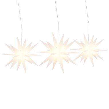 vidaXL Lumières de Noël avec LED 3 pcs pliable blanc product