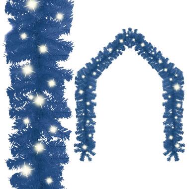 vidaXL Kerstslinger met LED-lampjes 5 m blauw product