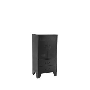 LABEL51 Armoire de rangement Clôture - Noir - Métal - 100 cm product