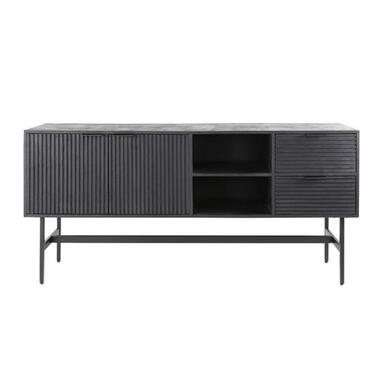 Hoyz Collection - Buffet 2L Marina - 40x170x80cm - Manguier Massif Noir product