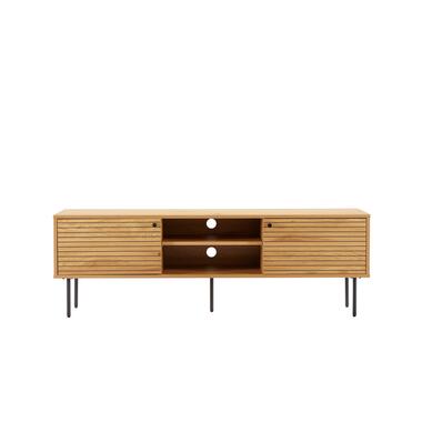 Meuble TV naturel - 150cm - bois de chêne - Meuble TV Felix - Giga Meubel product