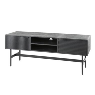 Hoyz Collection - Meuble TV Marina - 40x140x55cm - Mangue Solide Noir product