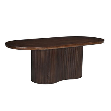 Livingfurn - Eetkamertafel Sevilla Brown 250cm - Mangohout product