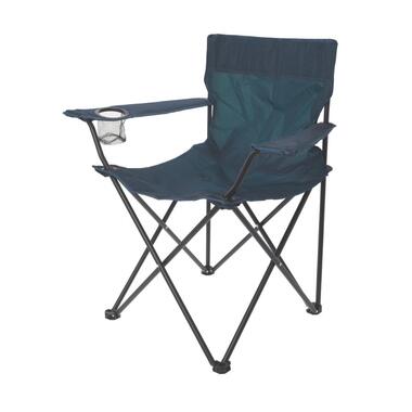 Orange85 Chaise de camping pliable avec sac de protection Porte-gobelets Bleu product