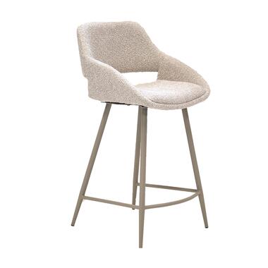 Tabouret de bar beige - tissu - tabouret de bar Jess - Giga Meubel - Lot de 2 product