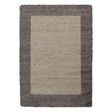 Basic Shaggy Kader Tapis Taupe Pile Haute - 240x340 CM product